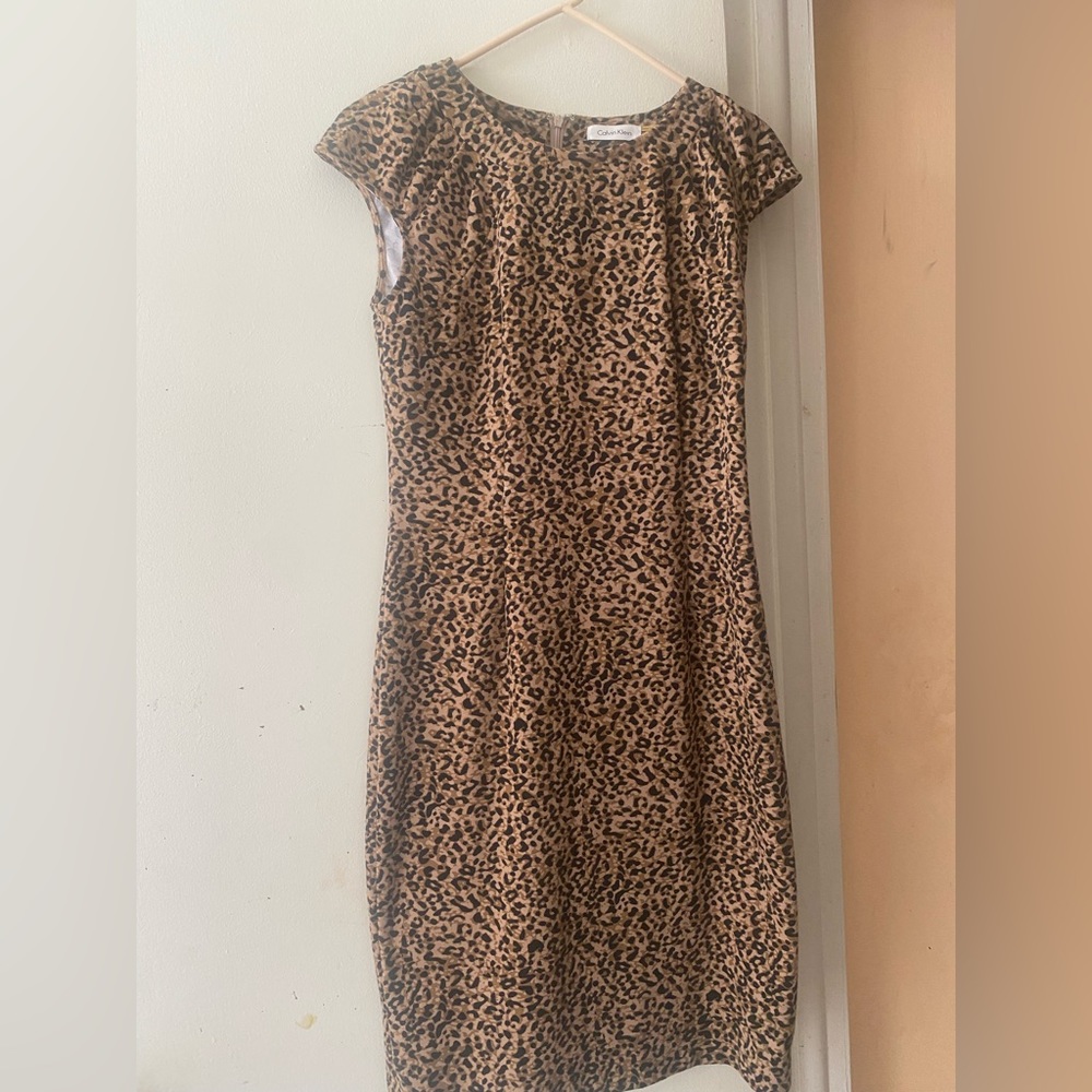 Brown Leopard dress